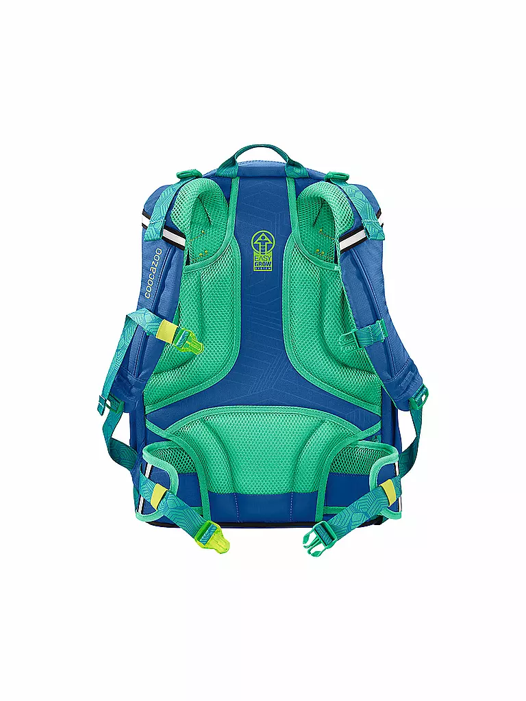 COOCAZOO | Schul-Rucksack "ScaleRale - Waveman" | blau