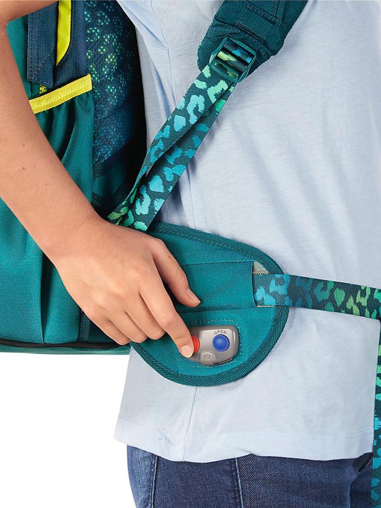COOCAZOO | Schulrucksack "e-SclaRale - Teccheck Petrol" (Limited Edition) | keine Farbe