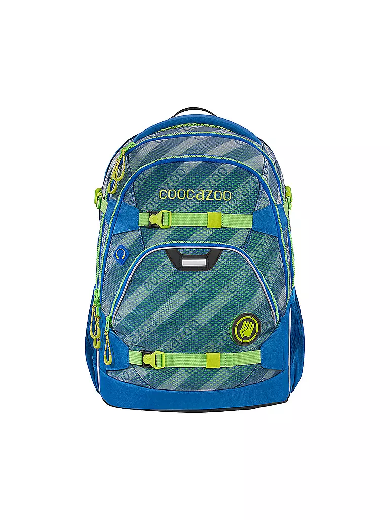 COOCAZOO | Schulrucksack "Scale Rale - Mesh Flash" | gelb