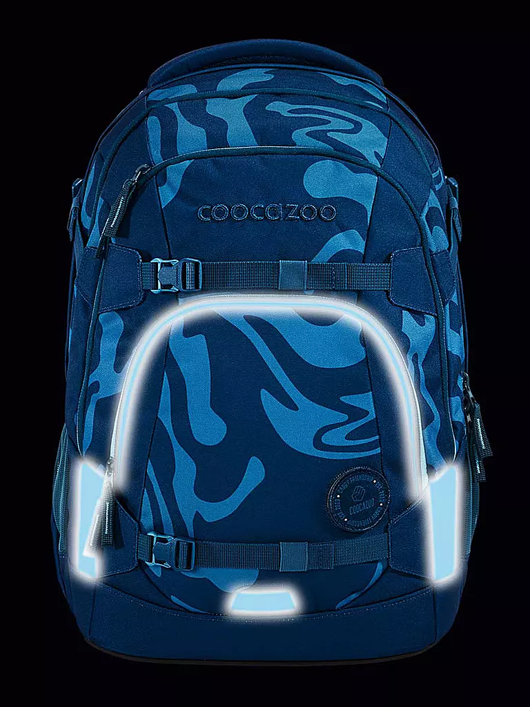 COOCAZOO | Schulrucksack MATE BREAKING WAVES | dunkelblau