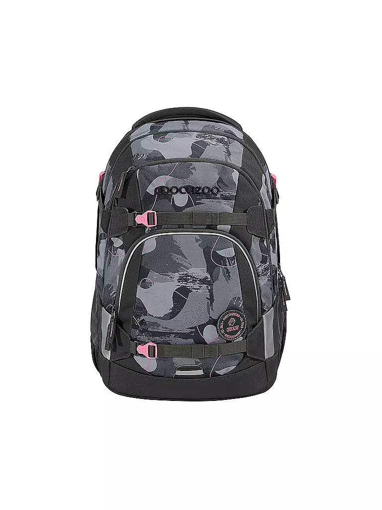 COOCAZOO | Schulrucksack MATE BUBBLE BRUSH | grau