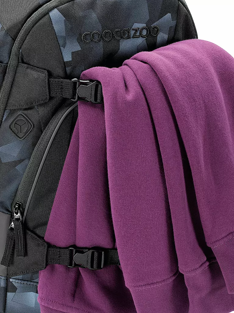 COOCAZOO | Schulrucksack MATE Grey Rocks | schwarz