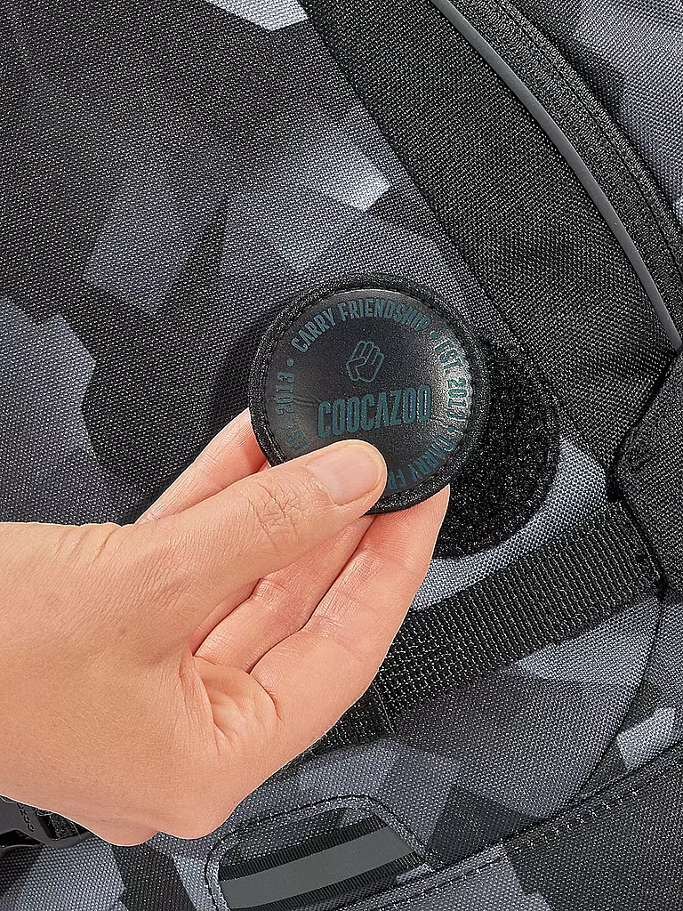 COOCAZOO | Schulrucksack MATE Grey Rocks | schwarz
