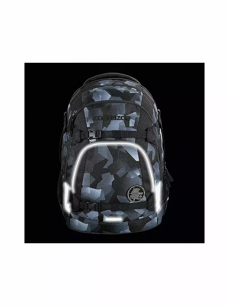 COOCAZOO | Schulrucksack MATE Grey Rocks | schwarz