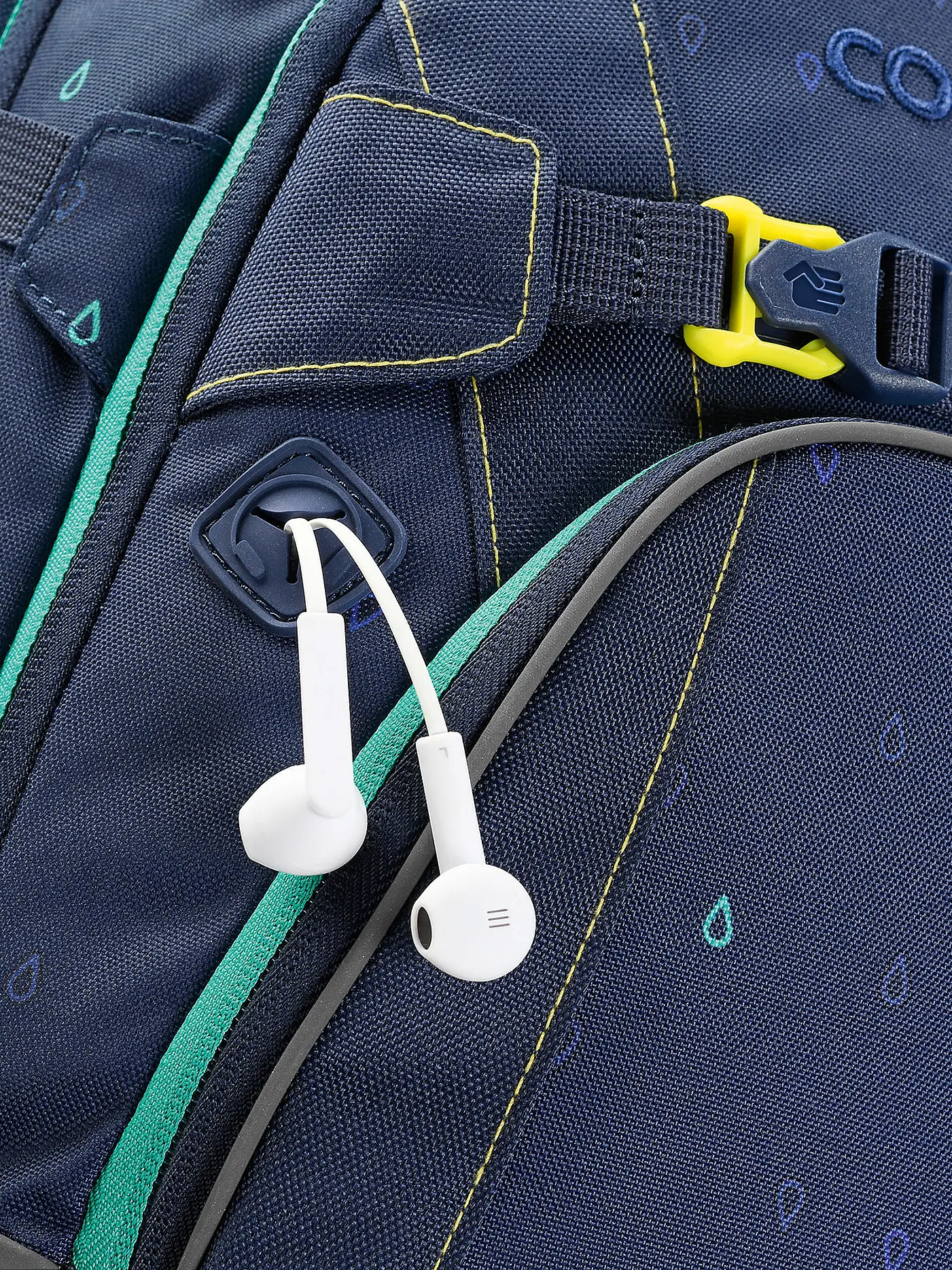 COOCAZOO | Schulrucksack MATE Happy Raindrops | dunkelblau