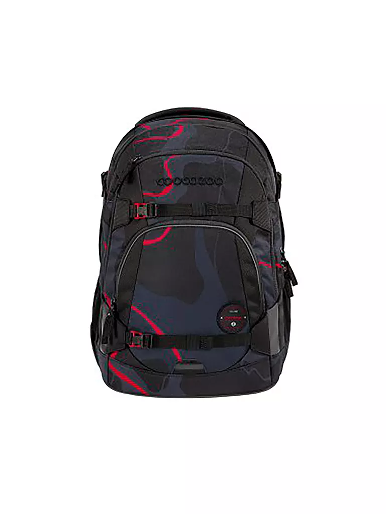 COOCAZOO | Schulrucksack MATE Lava Lines | schwarz