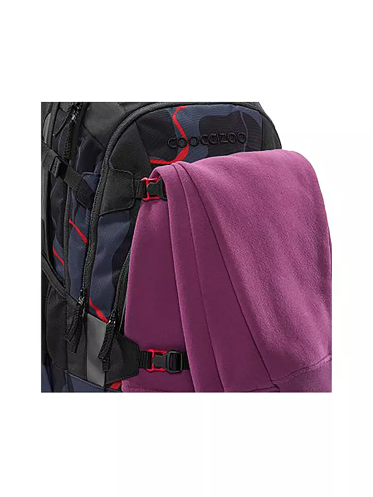 COOCAZOO | Schulrucksack MATE Lava Lines | dunkelblau