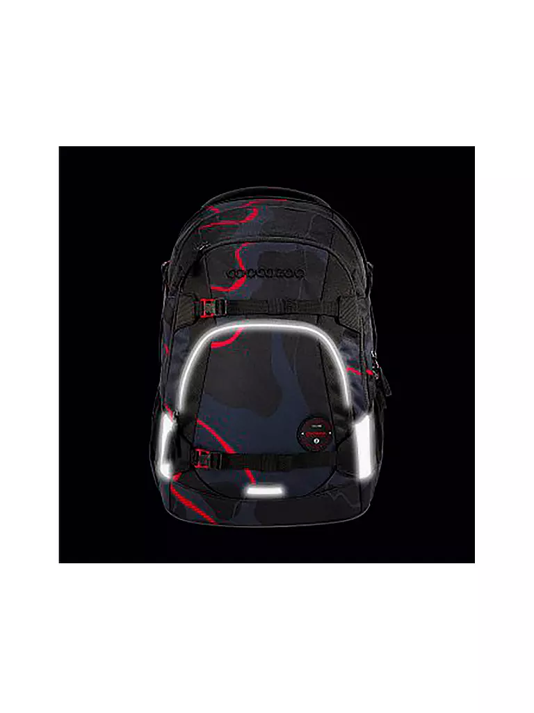 COOCAZOO | Schulrucksack MATE Lava Lines | dunkelblau