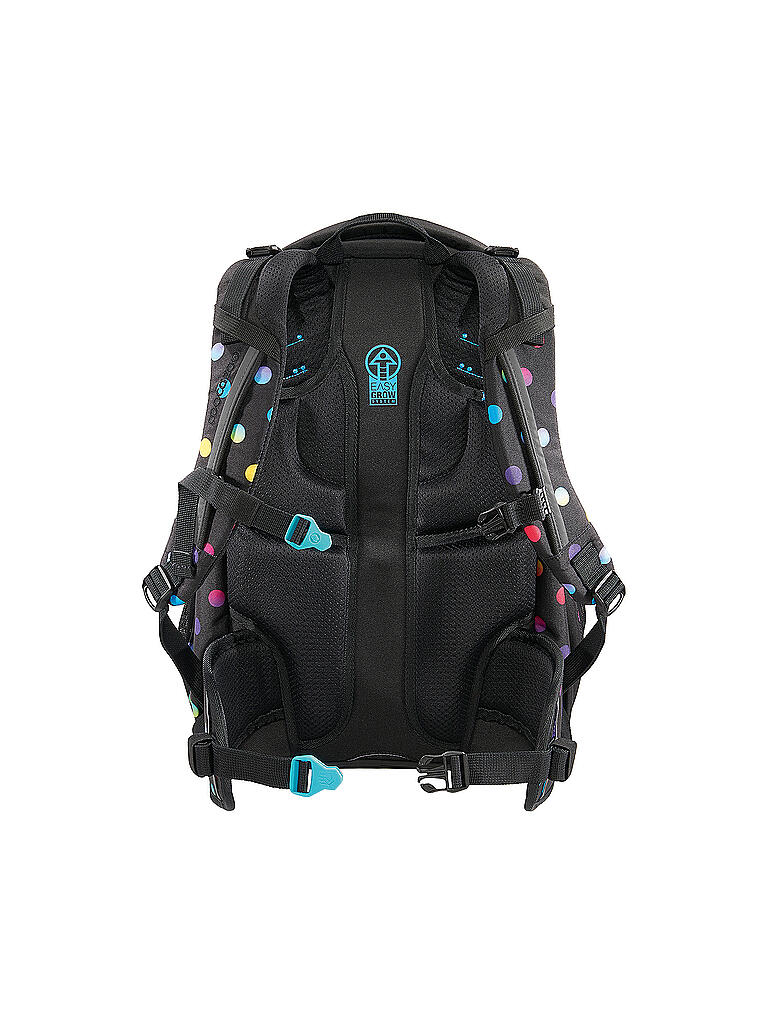 COOCAZOO | Schulrucksack MATE Magic Polka | schwarz