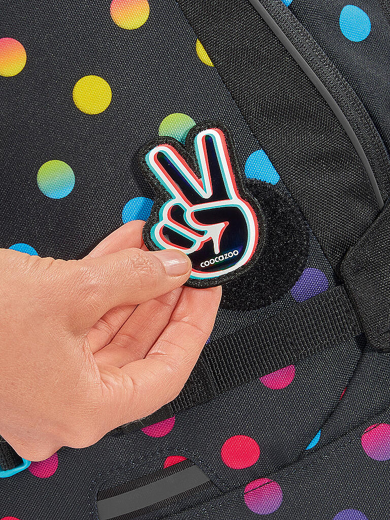 COOCAZOO | Schulrucksack MATE Magic Polka | schwarz