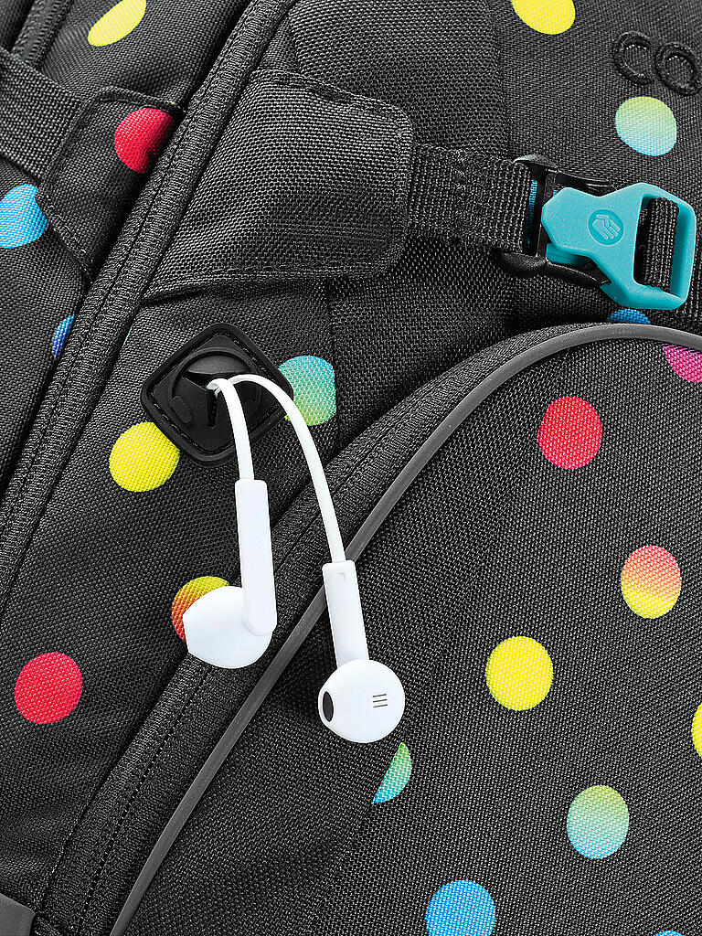 COOCAZOO | Schulrucksack MATE Magic Polka | schwarz
