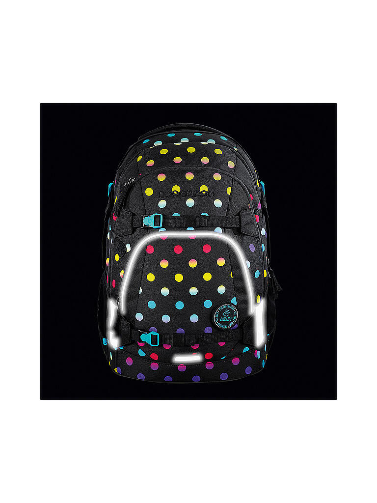 COOCAZOO | Schulrucksack MATE Magic Polka | schwarz