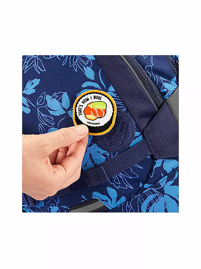COOCAZOO | Schulrucksack MATE Tropical Night | dunkelblau