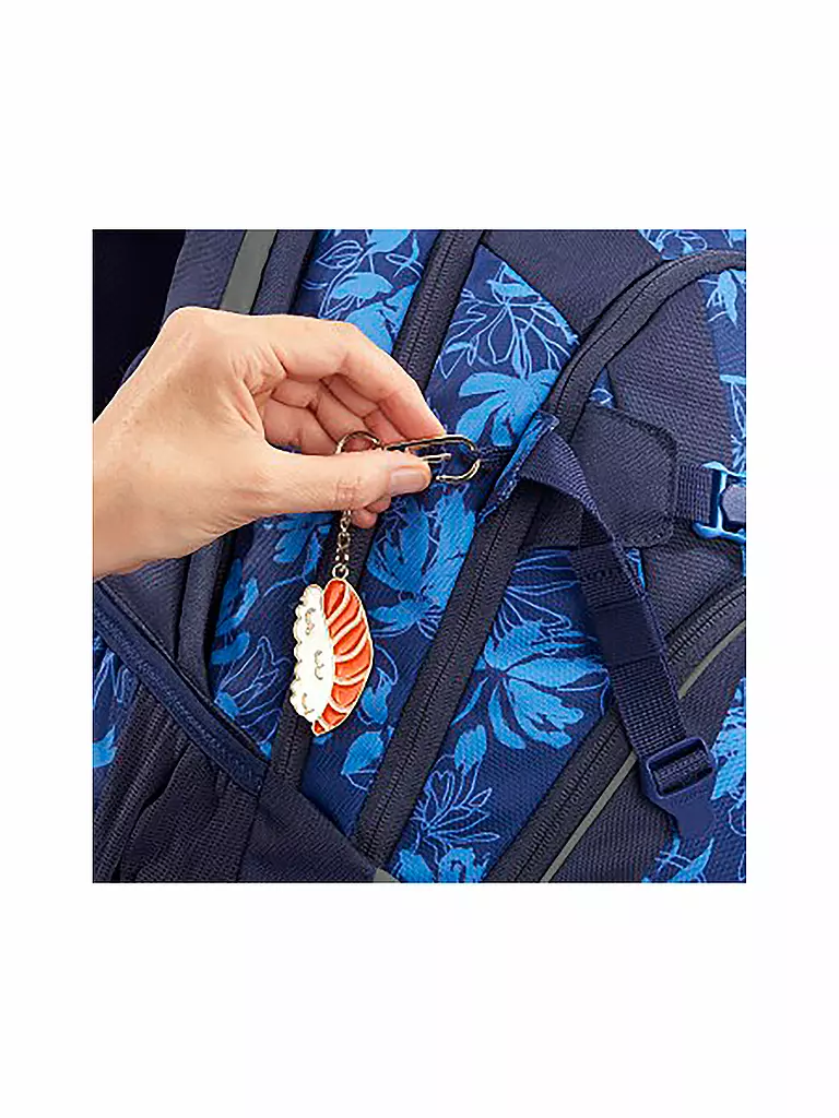COOCAZOO | Schulrucksack MATE Tropical Night | dunkelblau