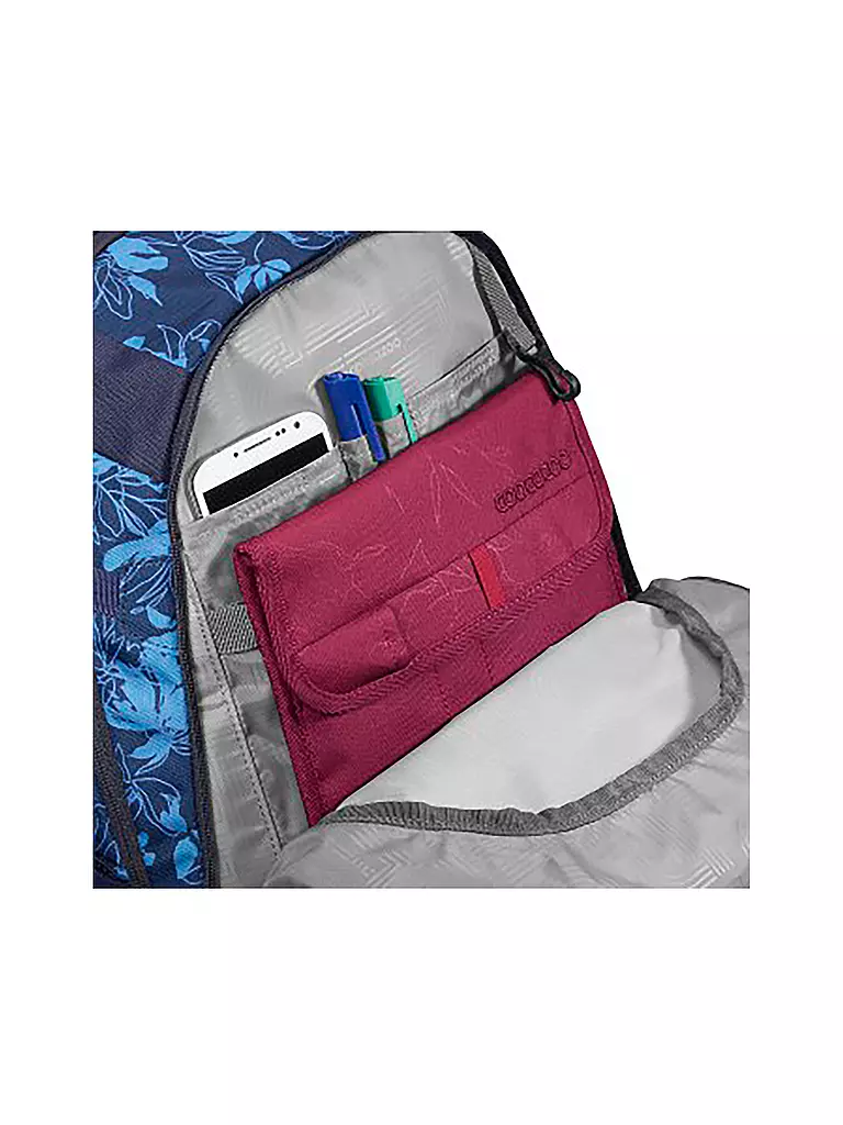 COOCAZOO | Schulrucksack MATE Tropical Night | dunkelblau