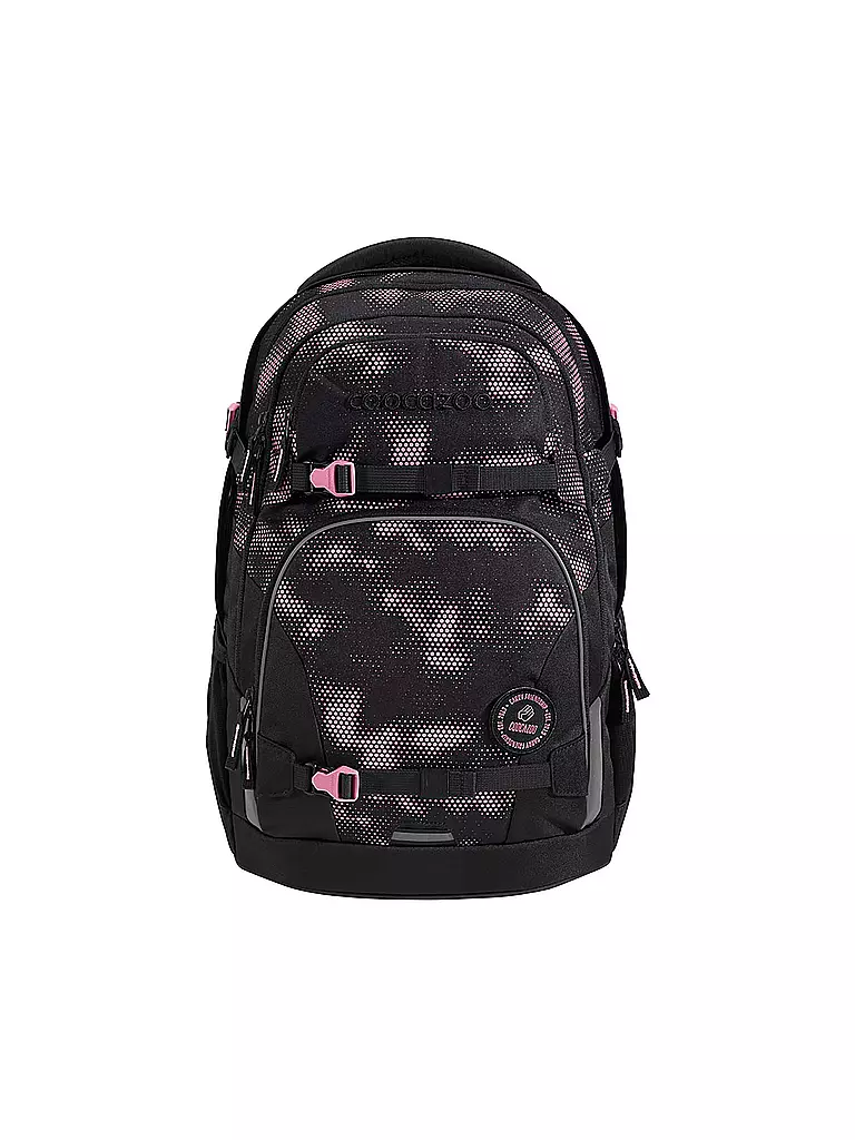 COOCAZOO | Schulrucksack PORTER PINK ILLUSION | schwarz