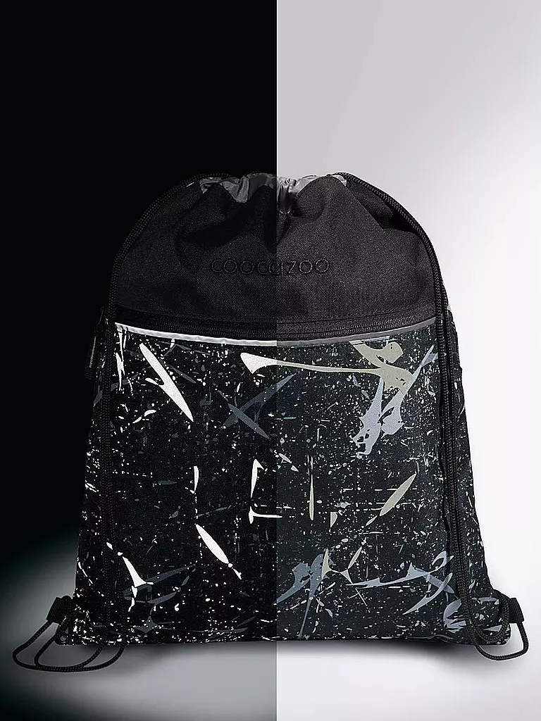 COOCAZOO | Turnbeutel REFLECTIVE SPLASH | dunkelblau