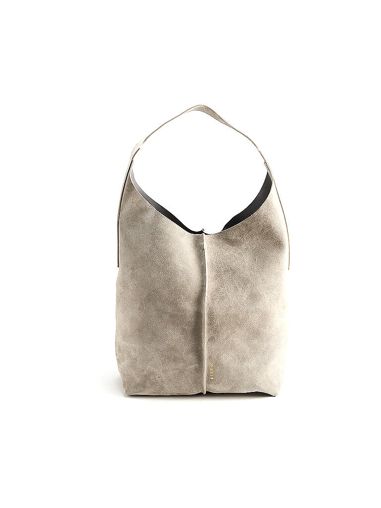 COPENHAGEN | Ledertasche - Hobo Bag CPH Bag 1  | hellgrau