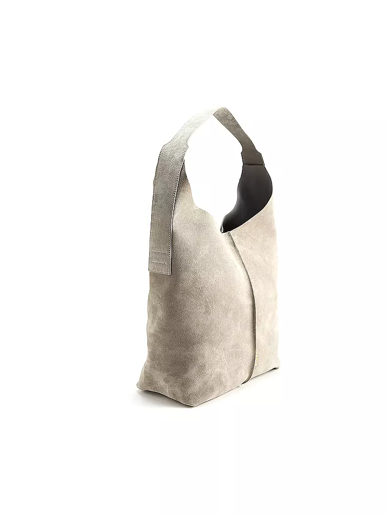 COPENHAGEN | Ledertasche - Hobo Bag CPH Bag 1  | hellgrau