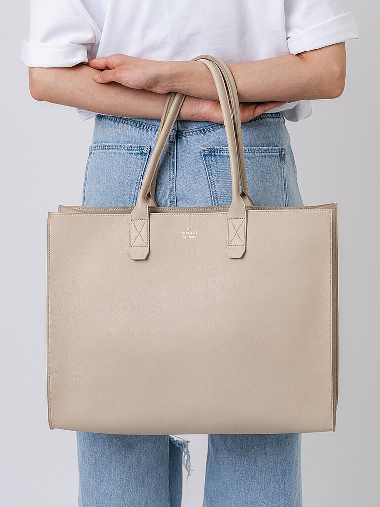 COPENHAGEN | Ledertasche - Shopper BAG 6 | beige