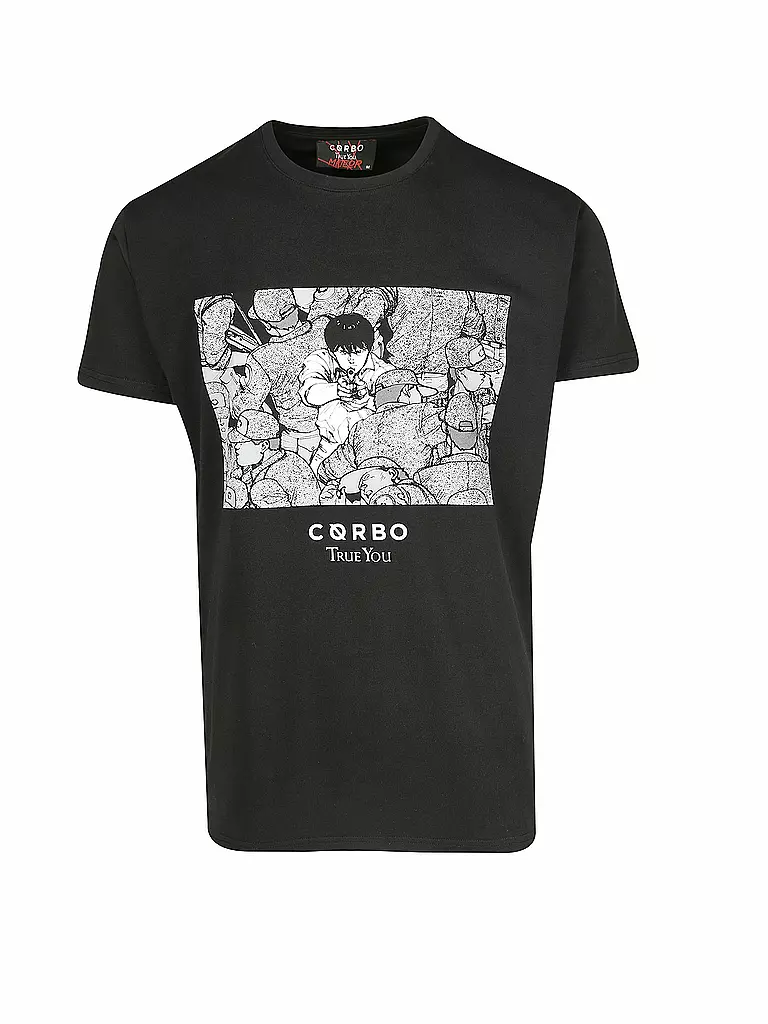 CORBO | T Shirt Corbo X True you Rebel | schwarz