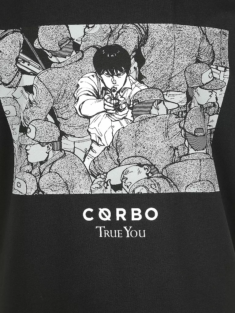 CORBO | T Shirt Corbo X True you Rebel | schwarz