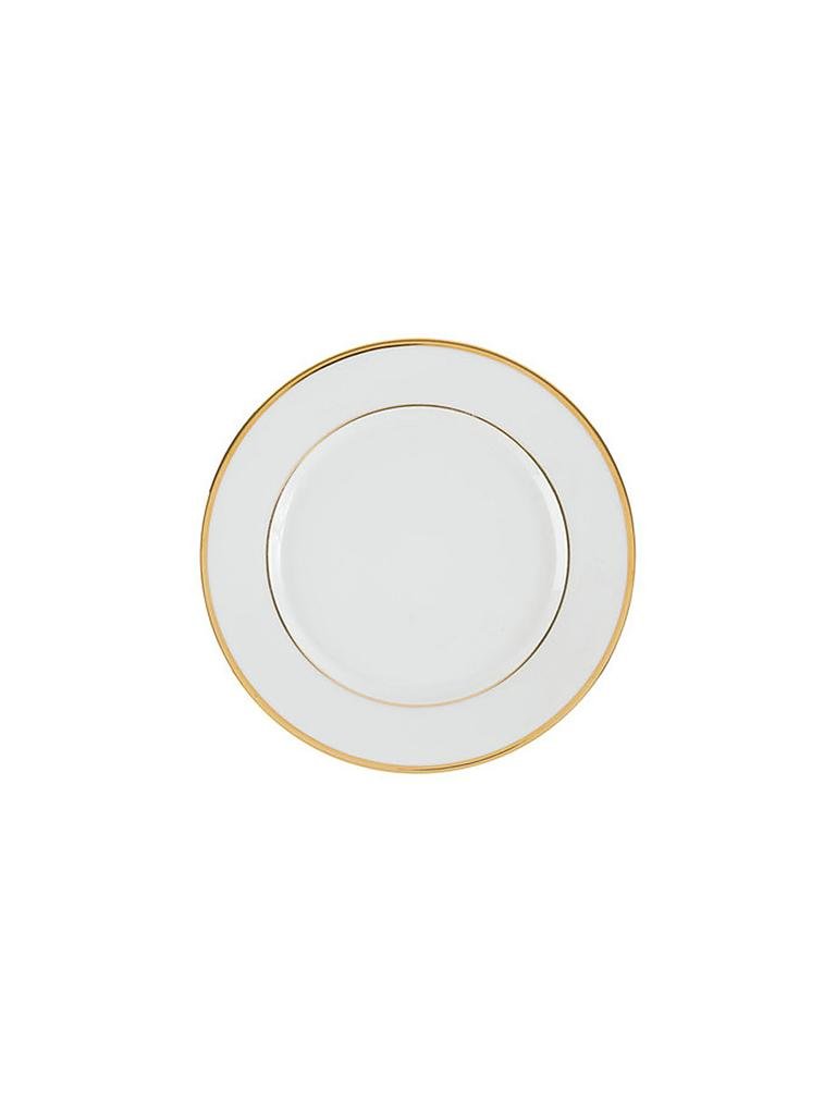COTE TABLE | Dessertteller "Ginger" 20cm (Weiss/Goldrand) | weiß