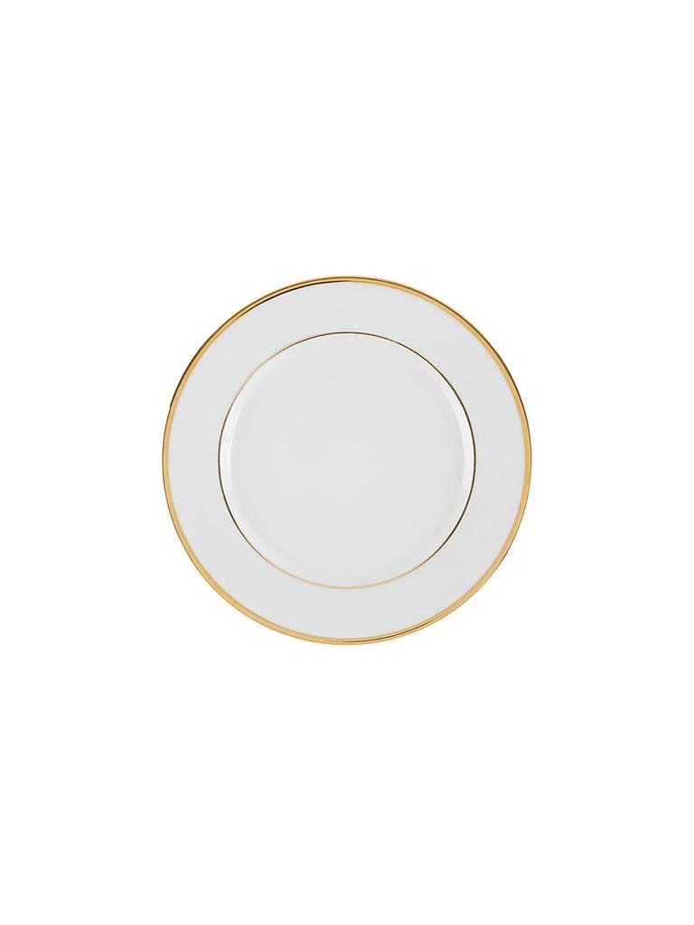 COTE TABLE | Platzteller "Ginger" 30cm (Weiss/Goldrand) | weiß