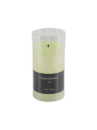COUNTRYFIELD | Stumpenkerze Rustikal LED  Lyon M creme