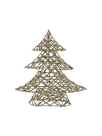 COUNTRYFIELD | Dekofigur - LED Weihnachtsbaum DAMI Small 30cm gold