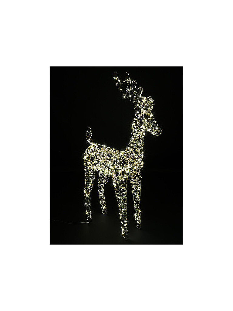 LED Hirsch 50x19x80cm Bling Medium Gold gold baby