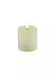 COUNTRYFIELD | Stumpenkerze Rustikal LED Lyon S Rot | creme