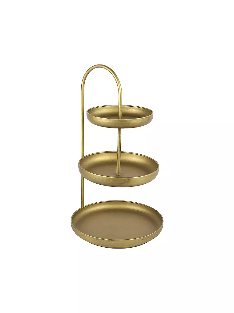 COUNTRYFIELD | Weihnachts Etagere Perks 52x30cm Messing | gold