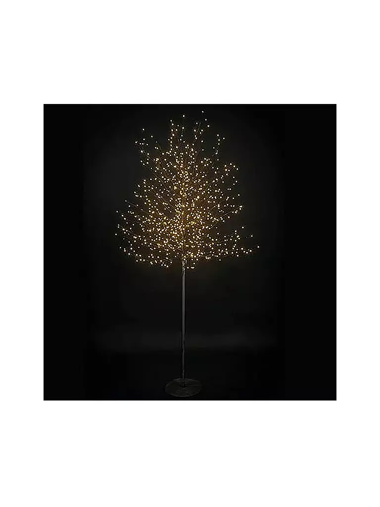 COUNTRYFIELD | Weihnachtsbaum Fausto LED L 180cm Schwarz | schwarz