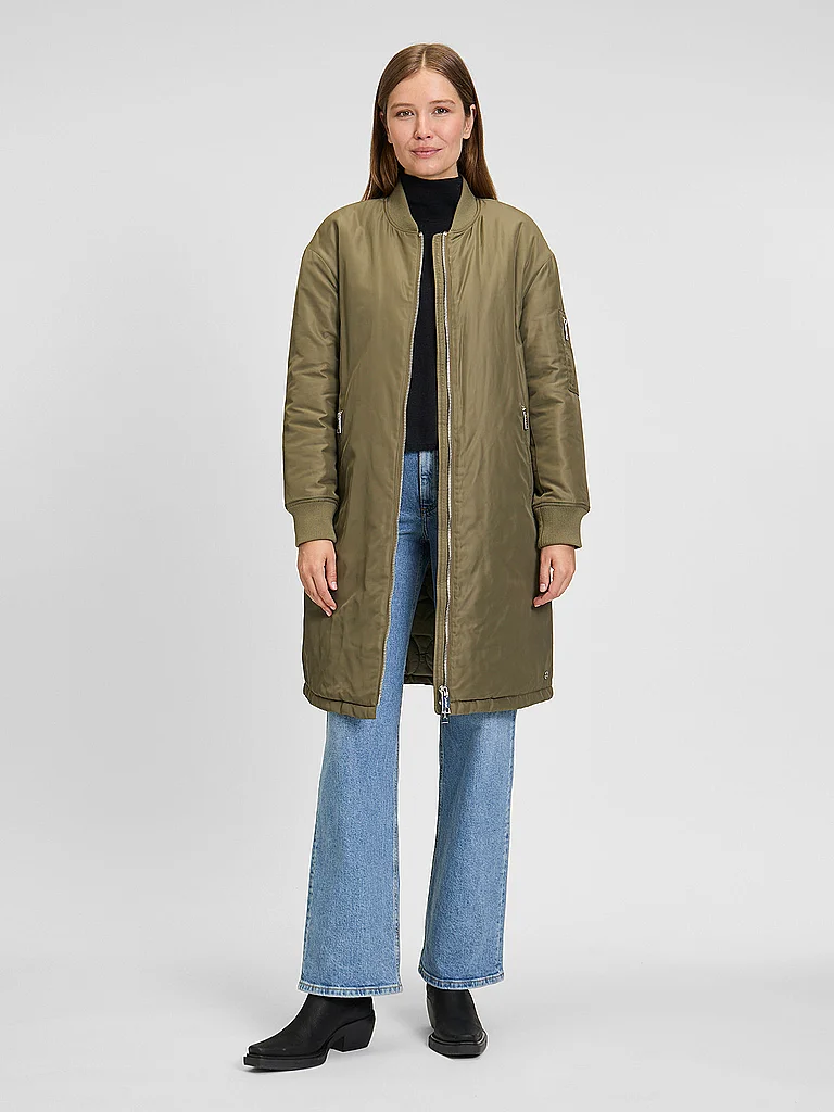 COVERED BELLA2 Damen Steppmantel Olive L 2