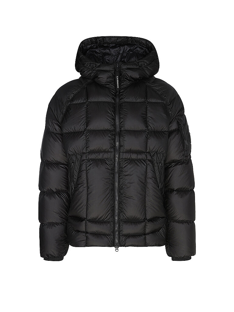 CP COMPANY Daunensteppjacke schwarz | L