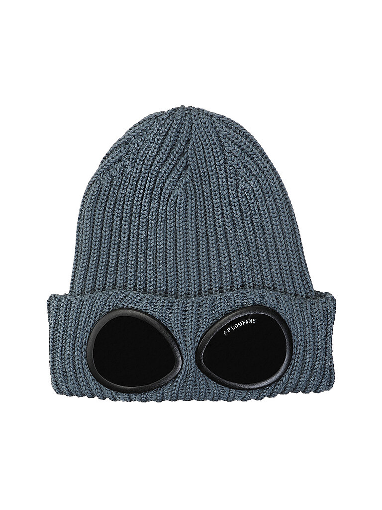CP COMPANY Mütze - Haube GOOGLES blau