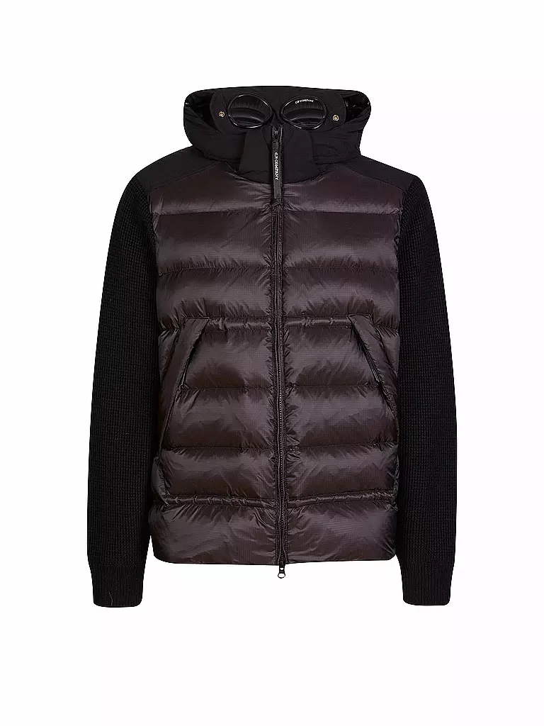 CP COMPANY | Daunensteppjacke HYBRID | schwarz