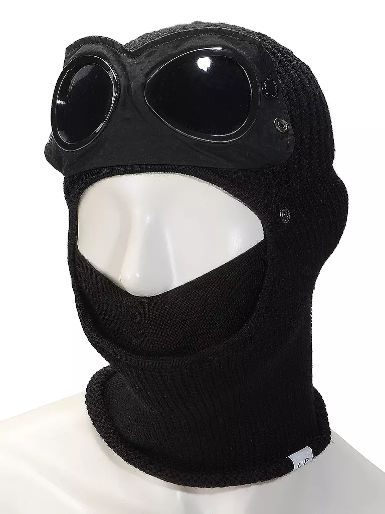CP COMPANY | Mütze - Balaclava GOOGLES | schwarz
