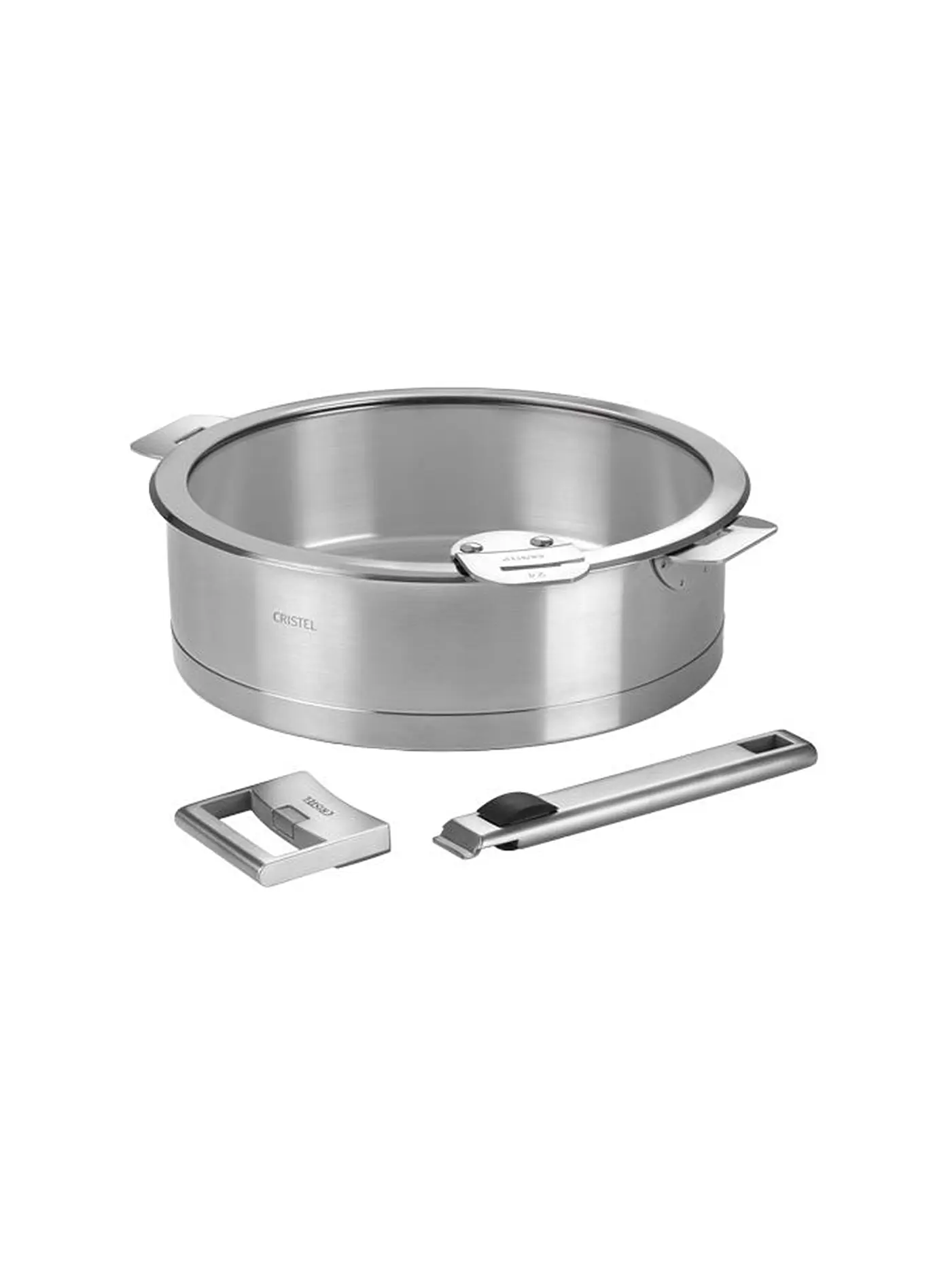CRISTEL FRANCE | Deckel 16cm STRATE Glas | transparent
