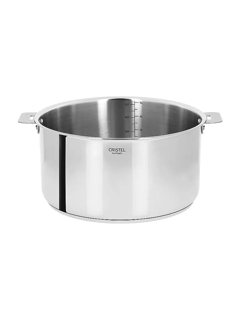 CRISTEL FRANCE | Kochtopf 16cm/1,7l CASTELINE Edelstahl | silber