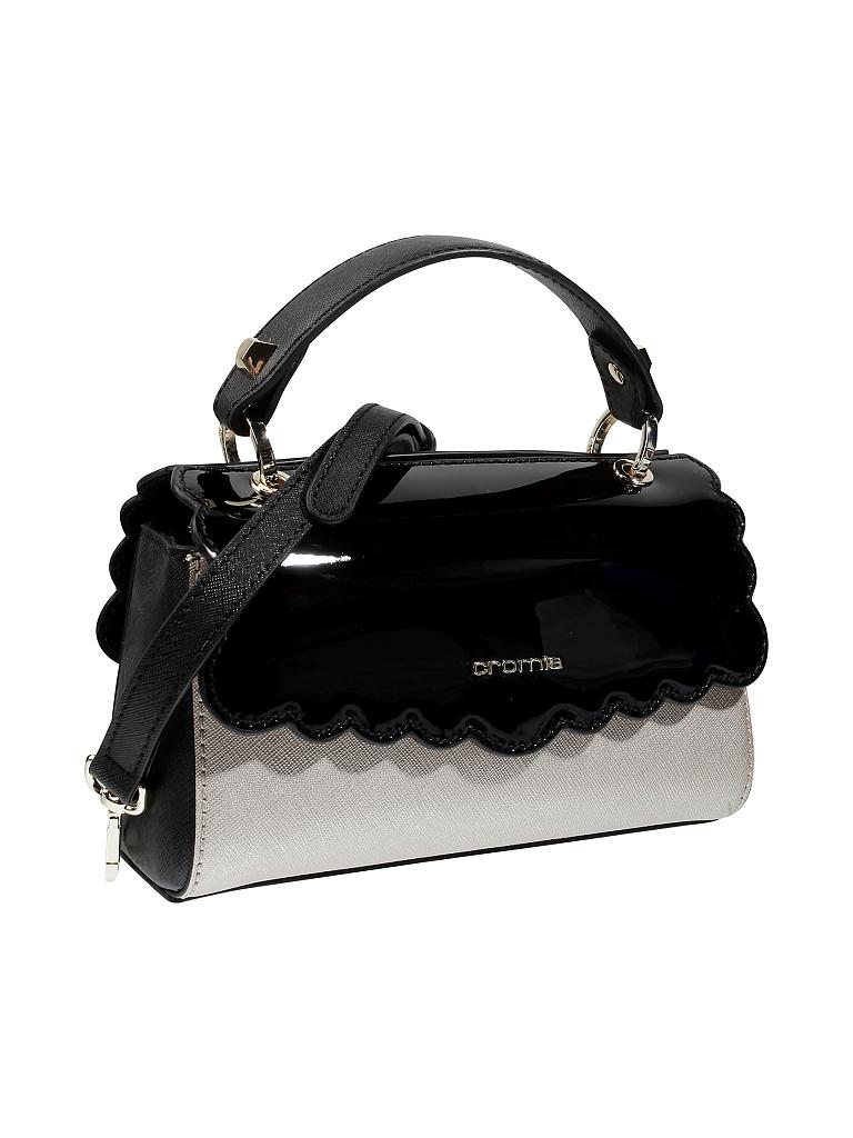 CROMIA | Ledertasche "Flappy S" | schwarz