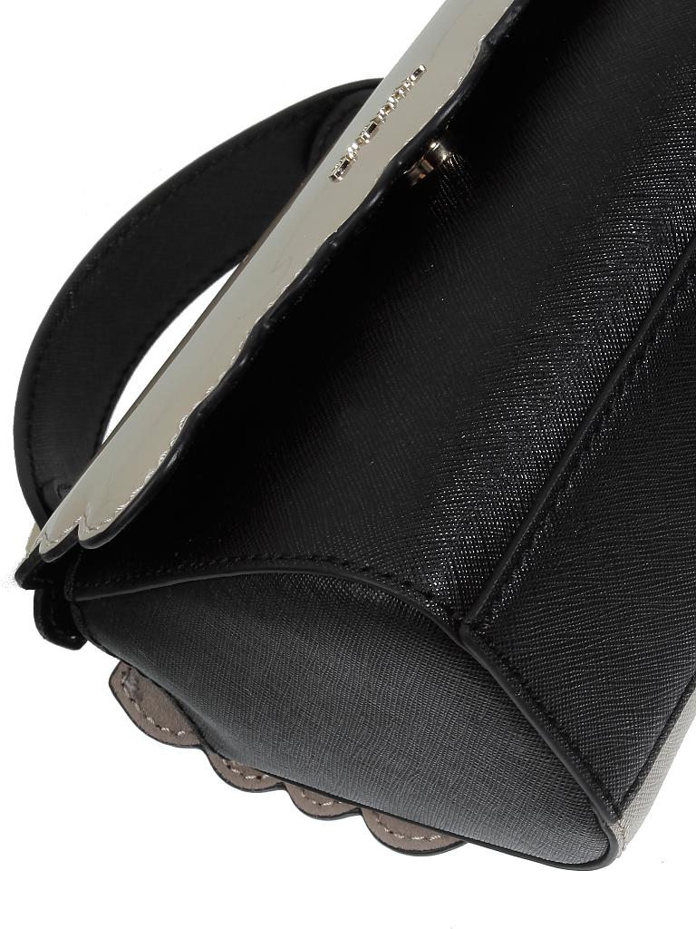 CROMIA | Ledertasche "Flappy S" | schwarz