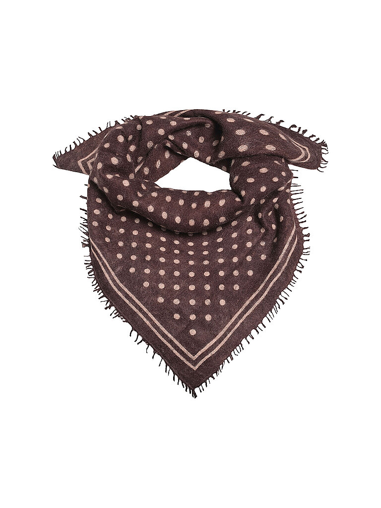 CUTE STUFF Kaschmirtuch BANDAN  braun