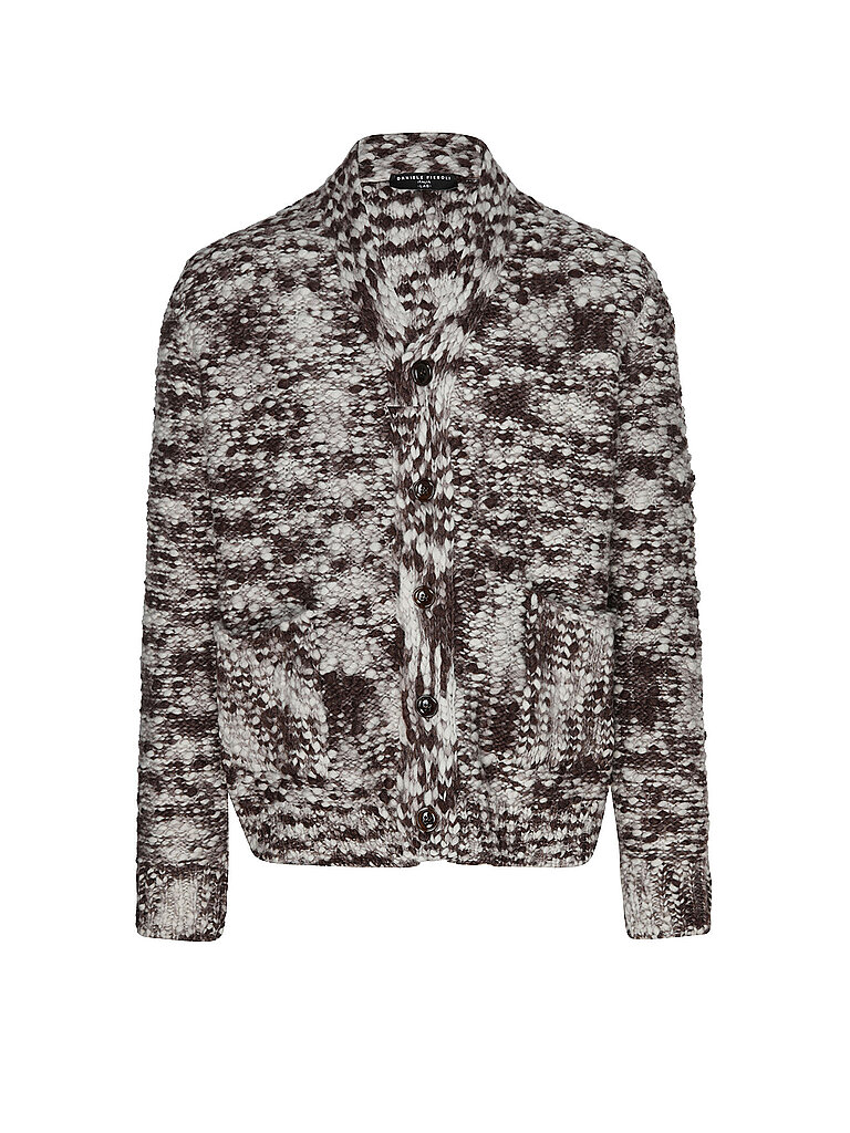 Strickjacke braun M herren