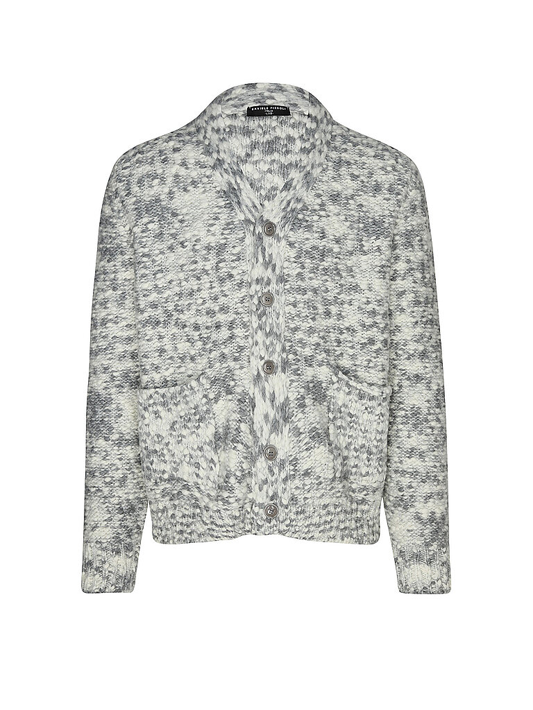 DANIELE FIESOLI Strickjacke grau | S
