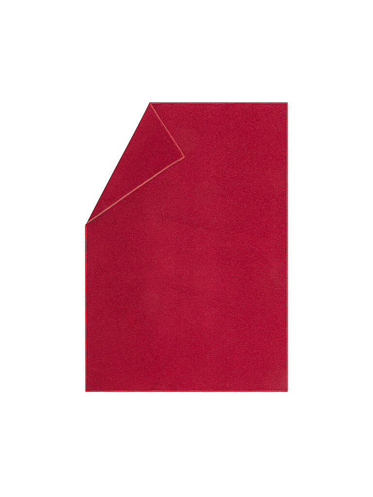 Flanelldecke mit Zierstich 140x200cm (Rot) rot baby