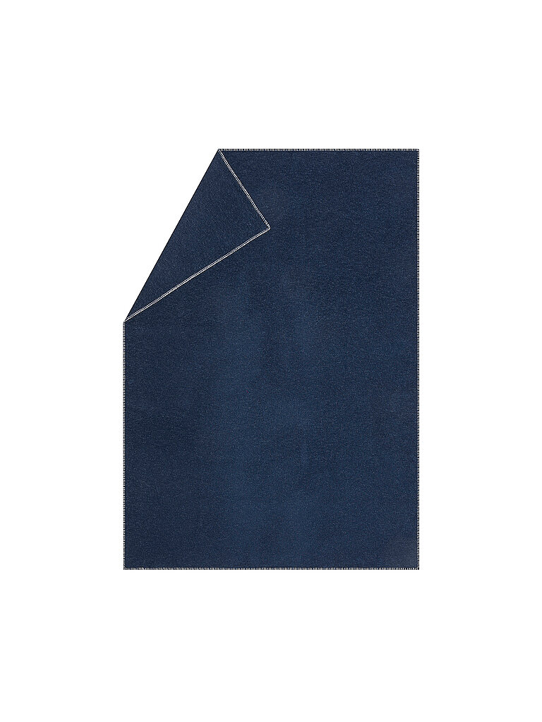 Tagesdecke - Plaid Sylt 140x200cm (Marine) dunkelblau baby