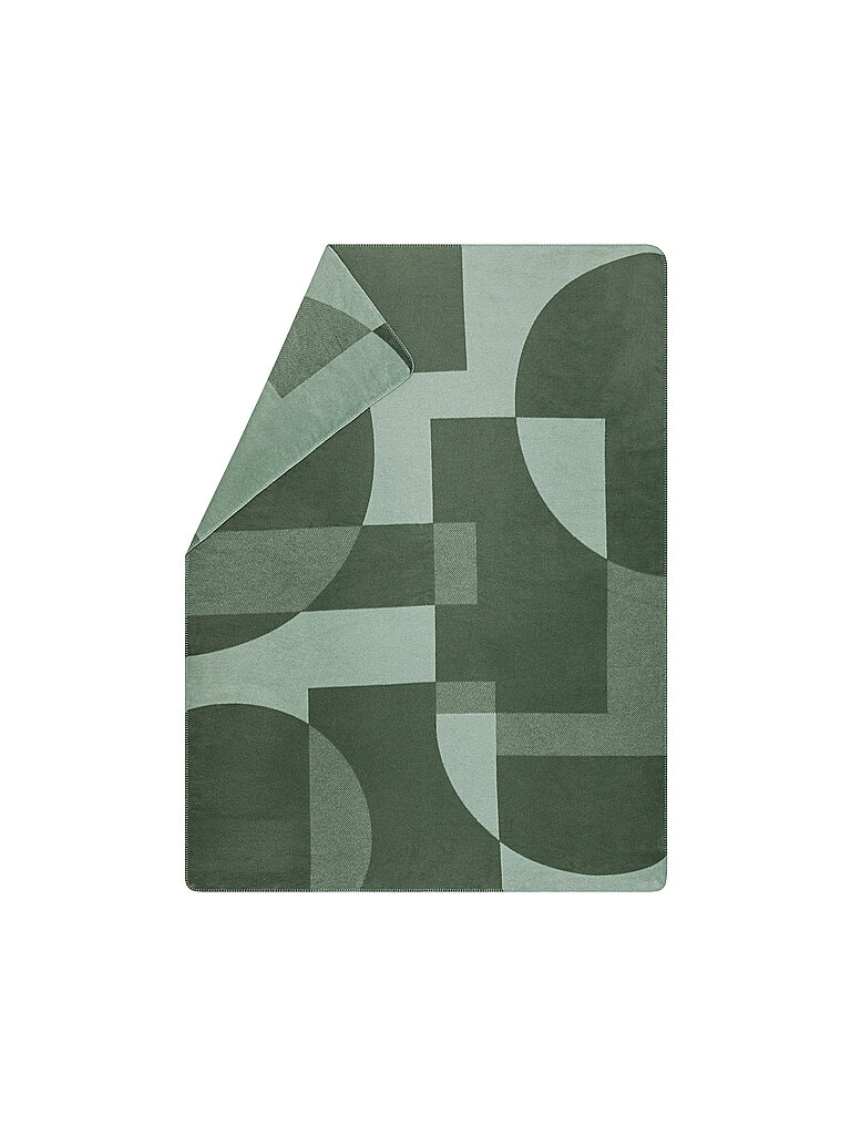 Wohndecke - Plaid 150x200cm SAVONA Efeu petrol baby