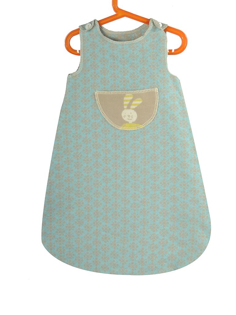 DAVID FUSSENEGGER | Baby-Flanell-Schlafsack "Lena" | türkis